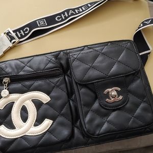 CHANEL.  fanny pack belt